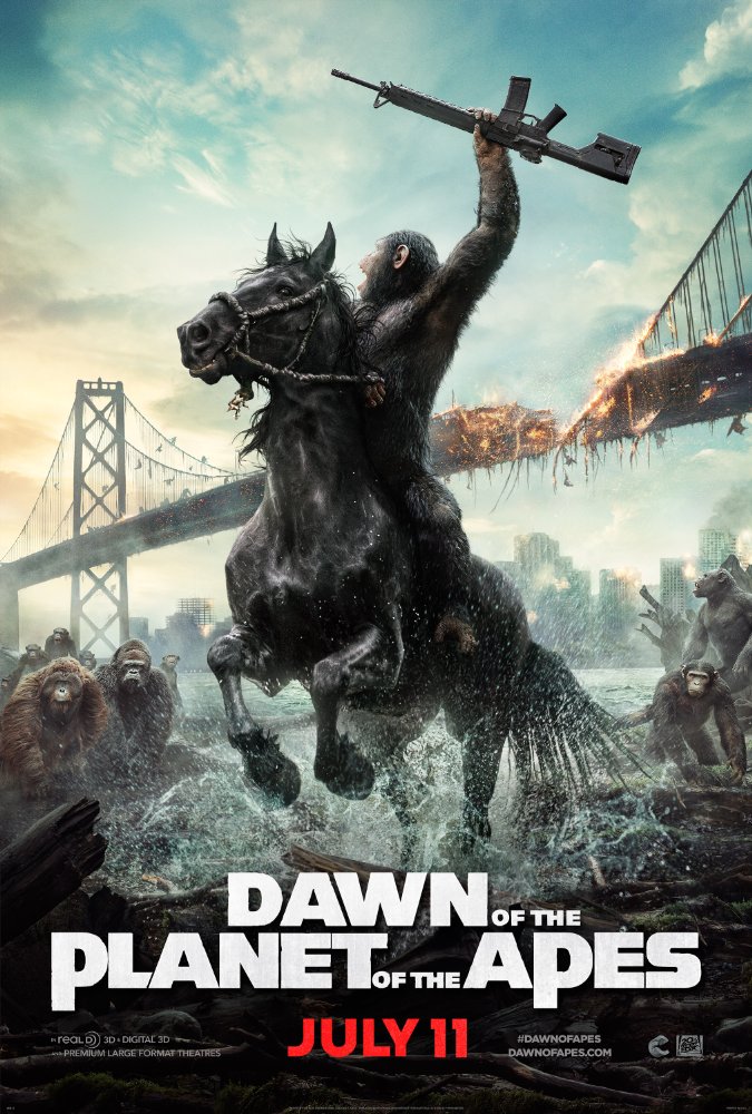 Dawn of the Planet of the Apes Movie Cover