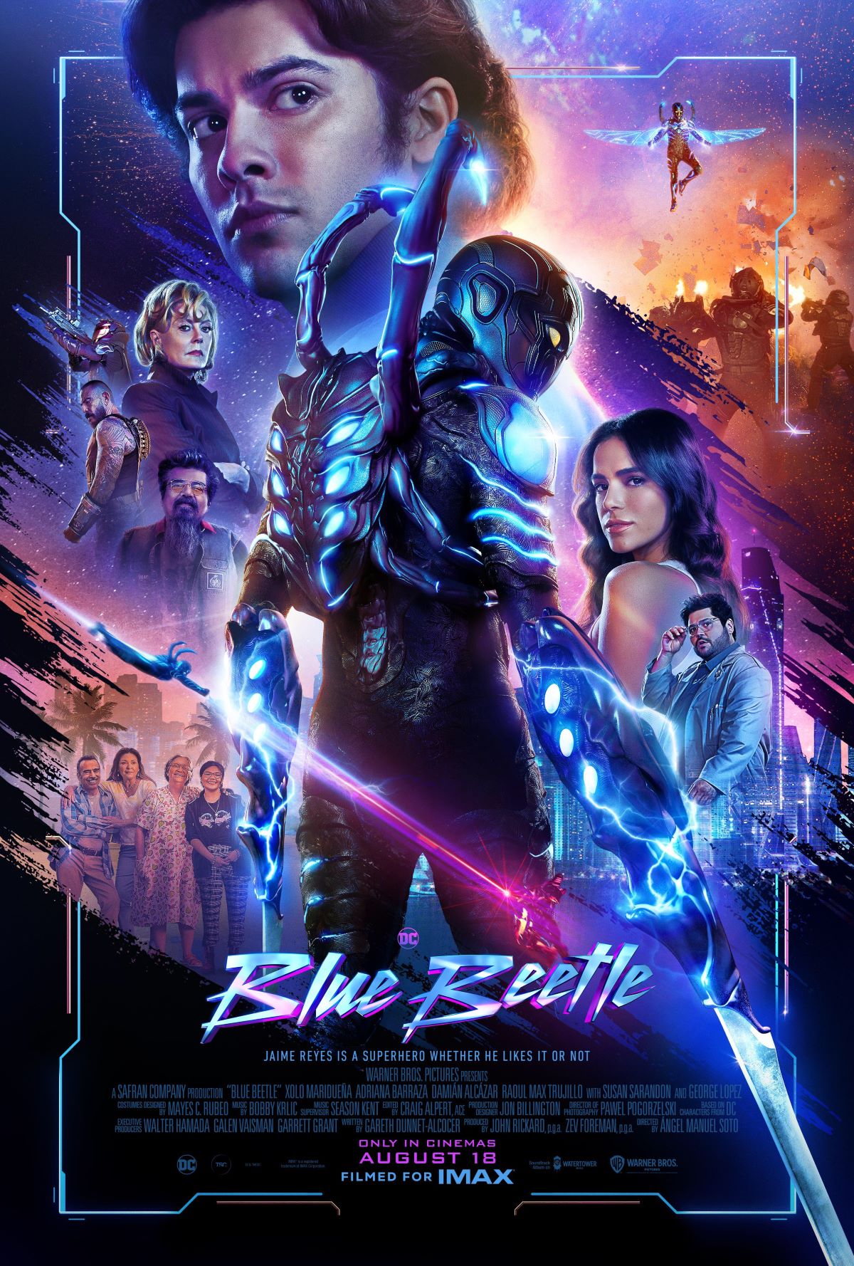 Blue Beetle Movie Cover