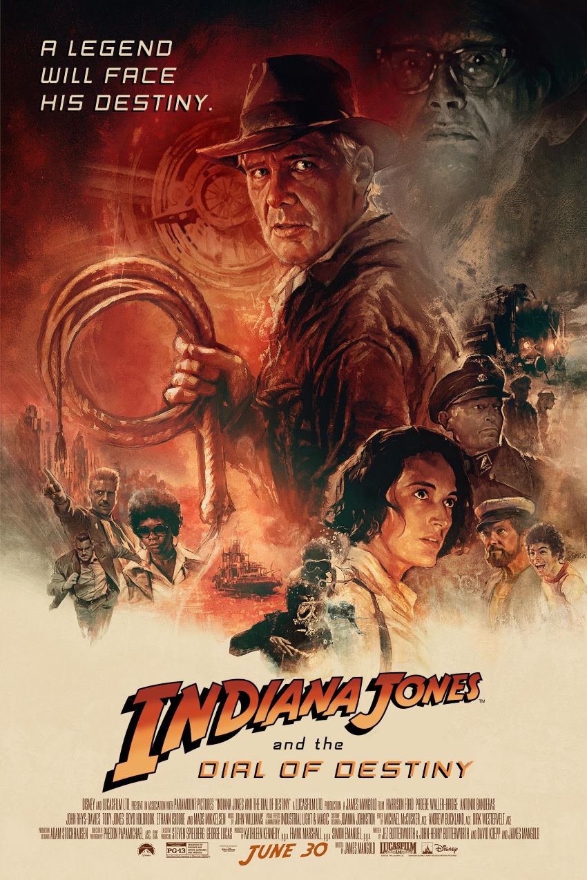 Indiana Jones and the Dial of Destiny Movie Cover