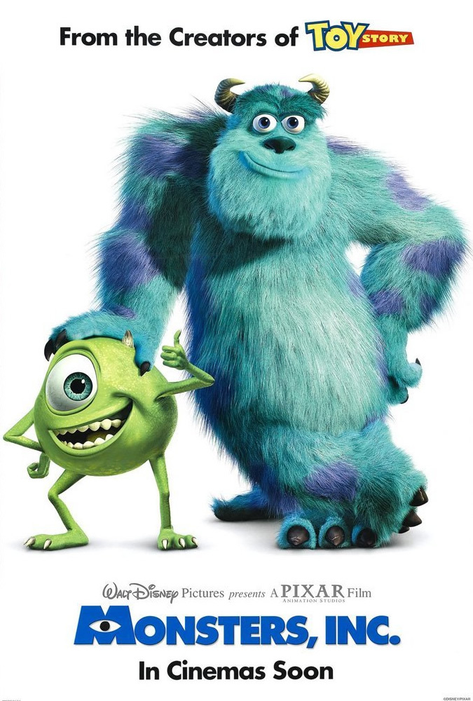 Monsters, Inc. Movie Cover