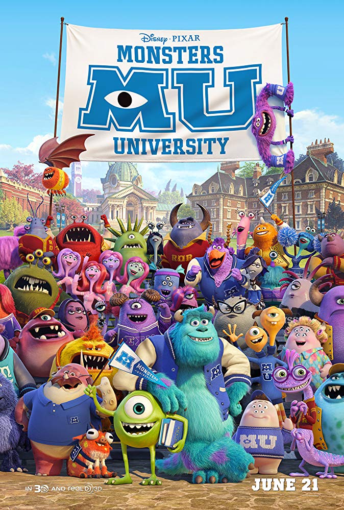 Monsters University Movie Cover