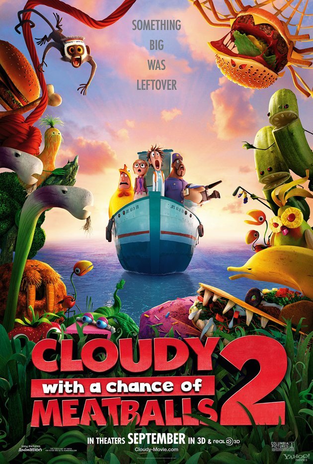 Cloudy with a Chance of Meatballs 2 Movie Cover