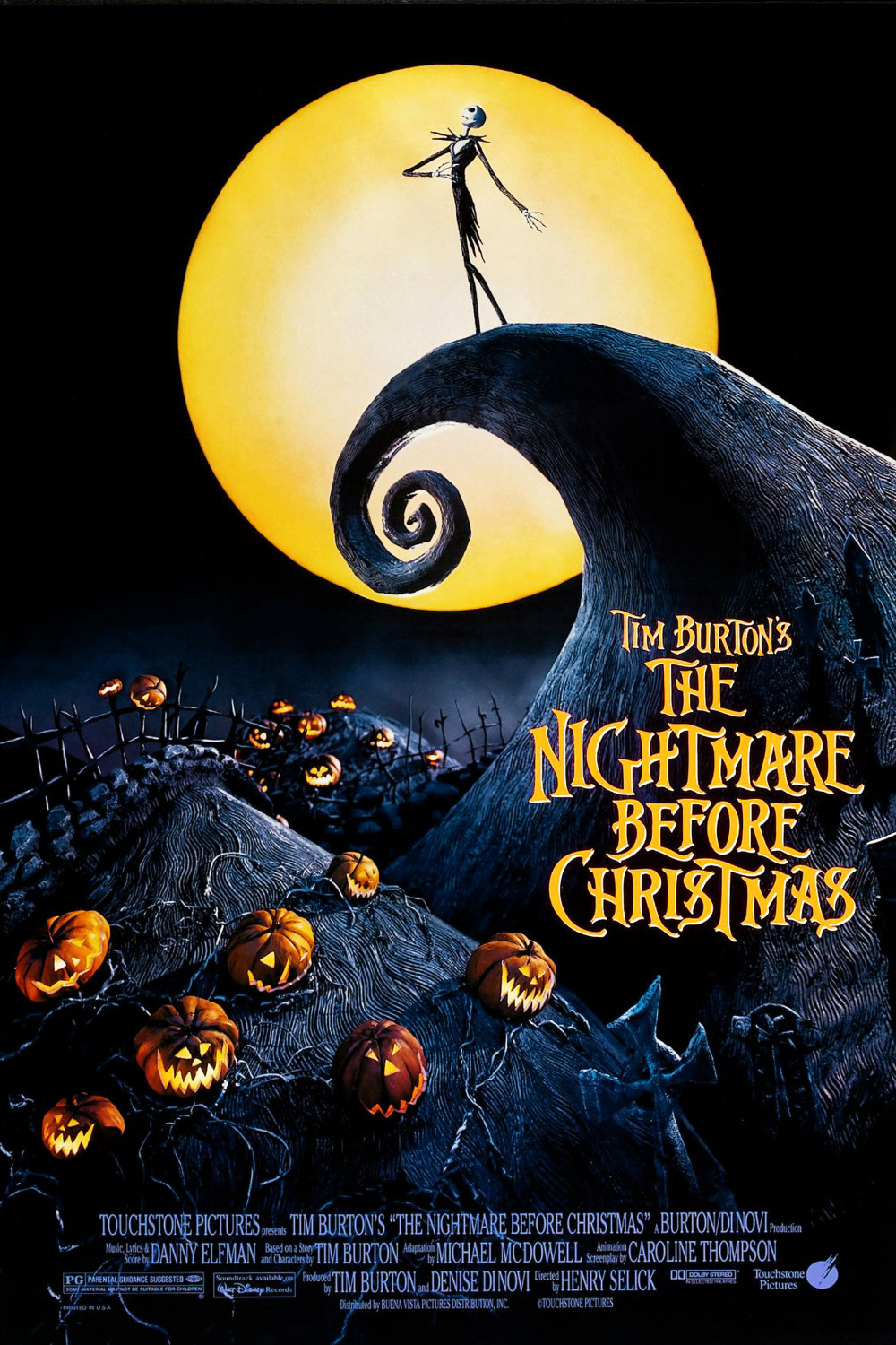 Nightmare Before Christmas, The Movie Cover