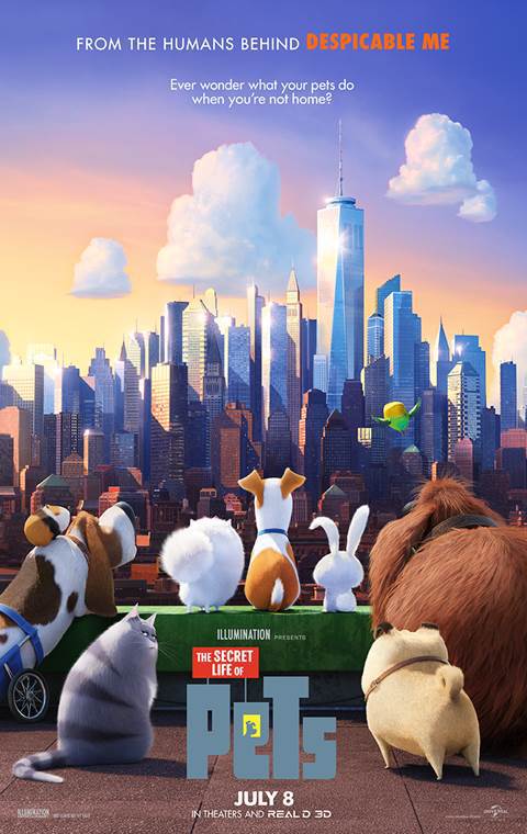 Secret Life of Pets, The Movie Cover