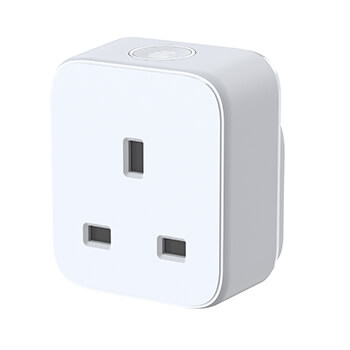 Front facing view of Hive Active Plug on a light grey background