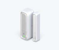 Side angle view of Hive Window or Door Sensor on a white background