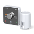 Composite image of Hive Thermostat and Hive Radiator Valve both showing temperature numbers of their screens