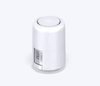 Side angle view of Hive Radiator Valve on a white background