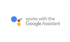 Works with Google Assistant logo