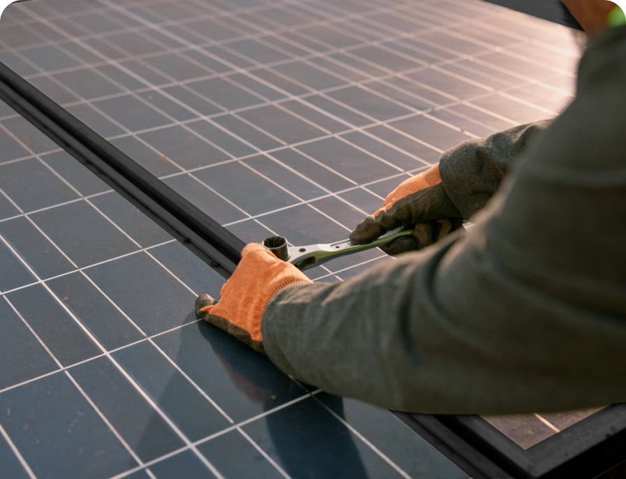 Hive Solar Panels and Battery