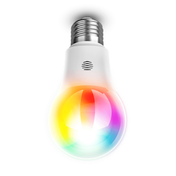 Front facing view of Hive Colour Changing Smart Bulb
