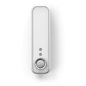 Front facing view of Hive Motion Sensor on a white background
