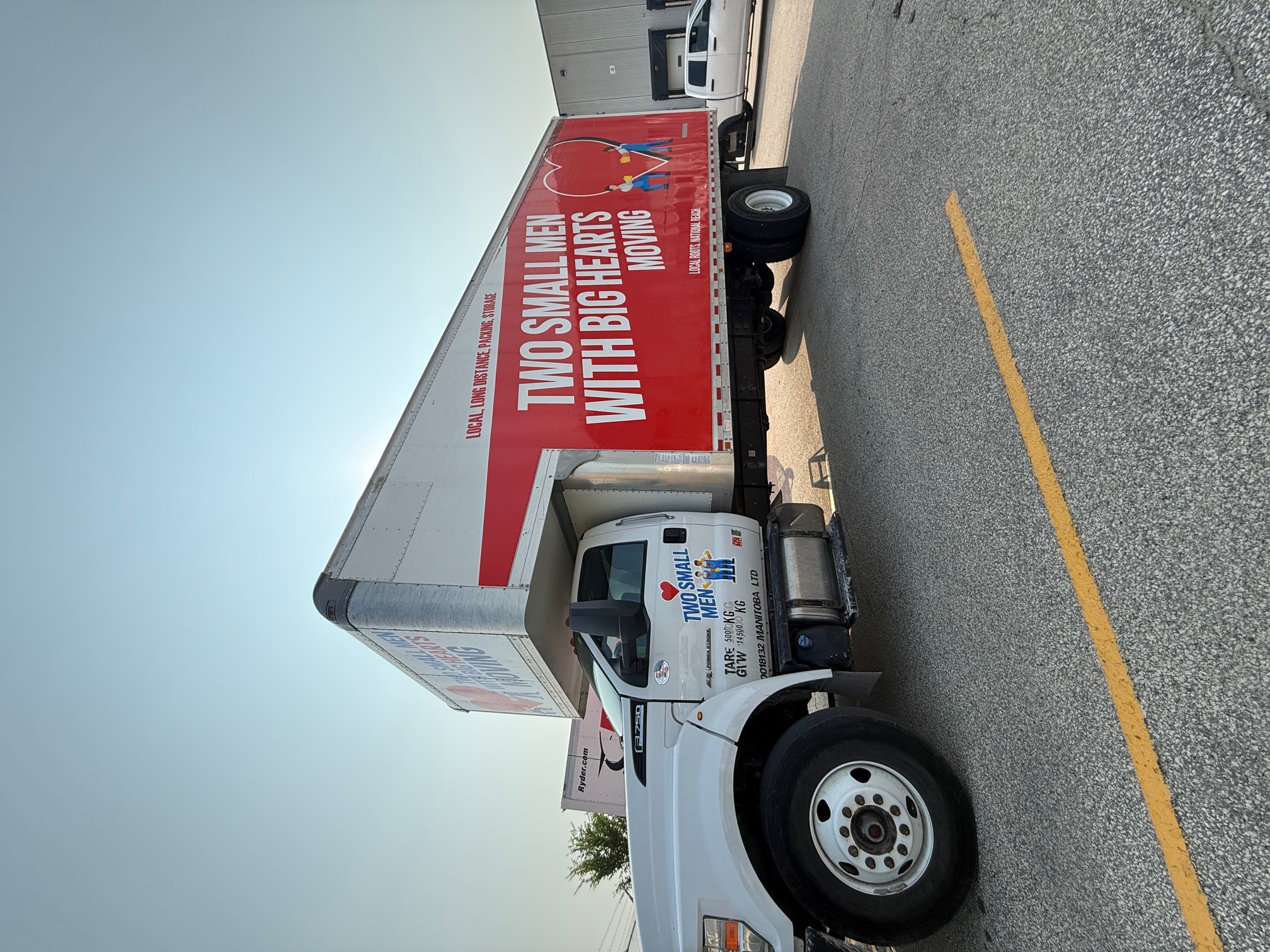 two small men truck