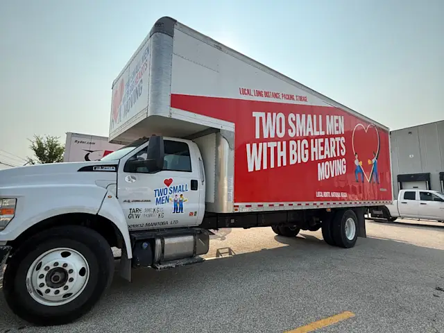 two small men truck