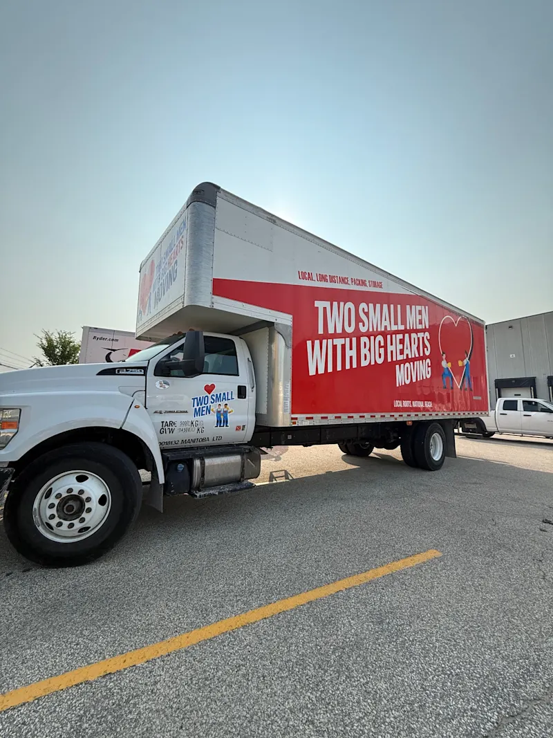 two small men truck