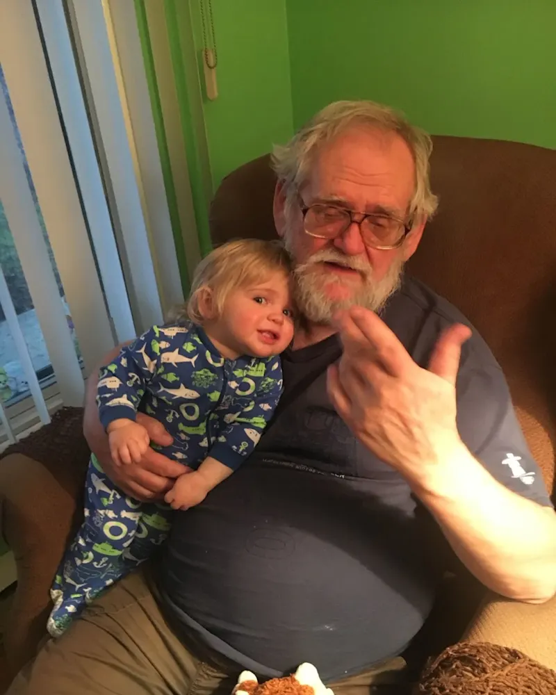Walter Lyng Sr. and Grandson