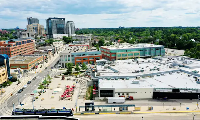 Aerial view of Waterloo, Ontario