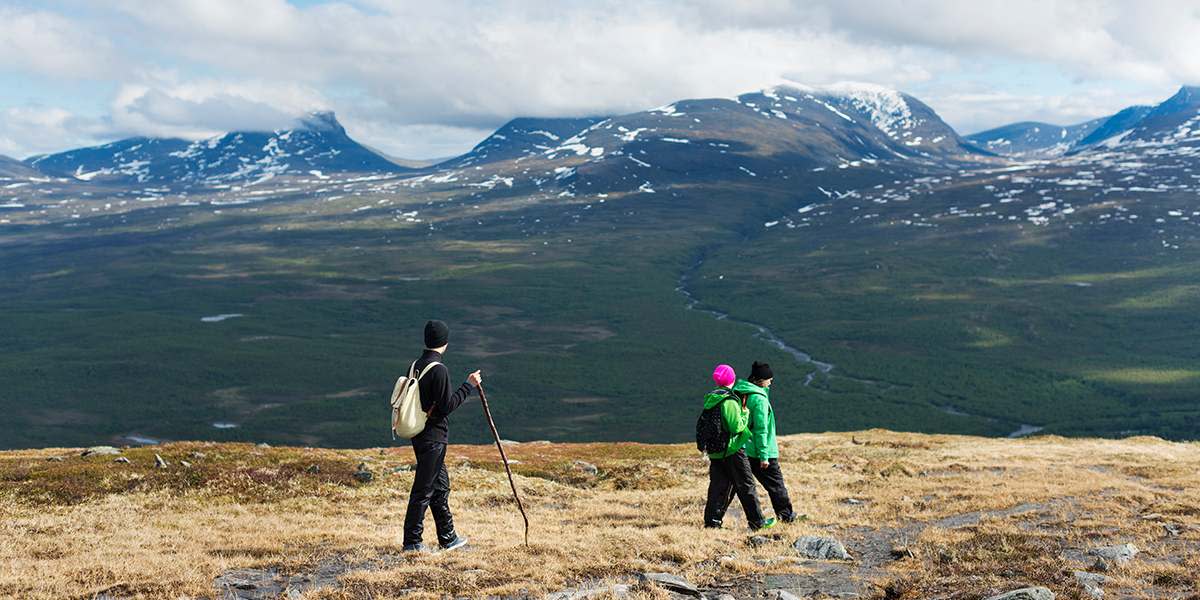 National parks Sweden - mountain hike - Photocredit Ulf Lundin Abisko 