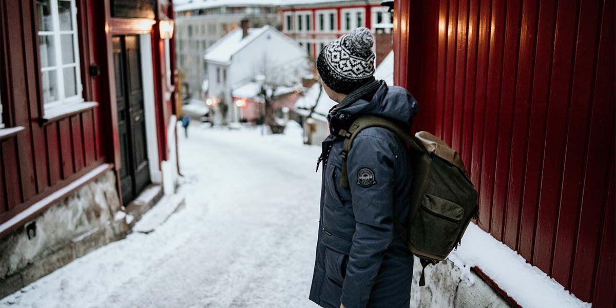 Winter in Oslo - young man - Timo-Stern