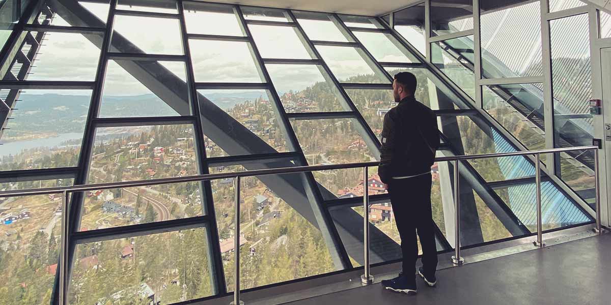 Holmenkollen - view from the ski jump tower