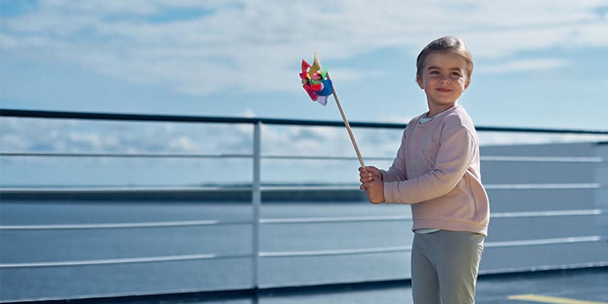 Girl on the deck