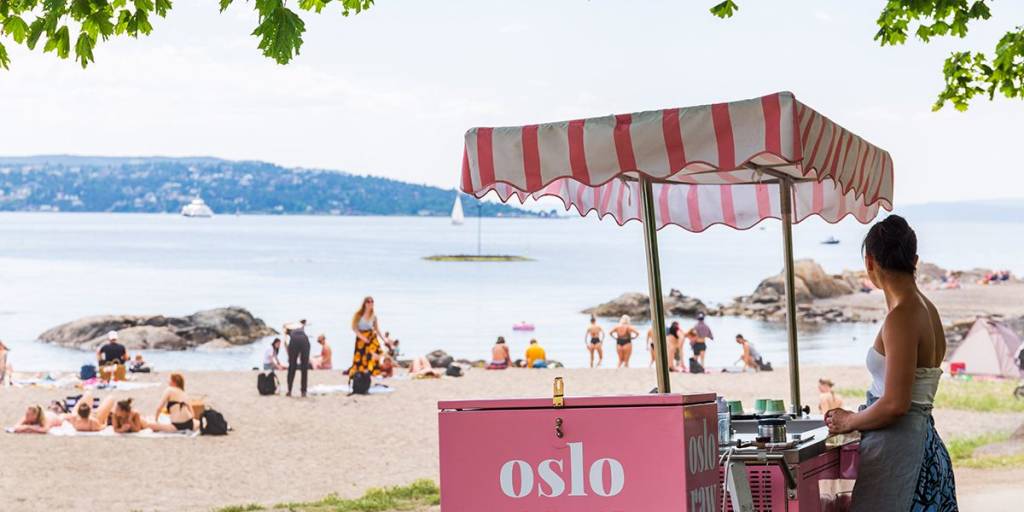 Huk beach in Oslo - Visitoslo - Photocredit Didrick Stenersen