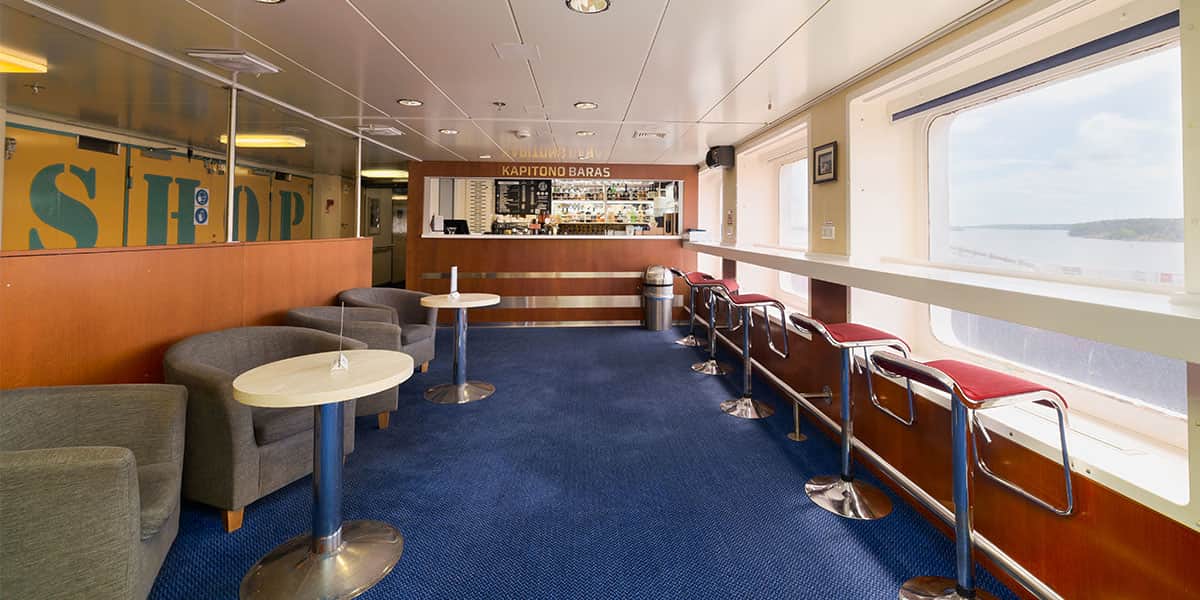 Captain's bar on Patria Seaways