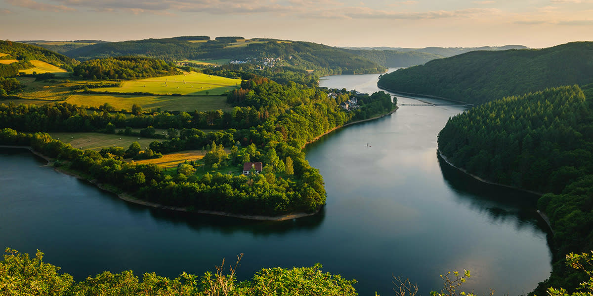 Upper Sûre Lake, Luxembourg