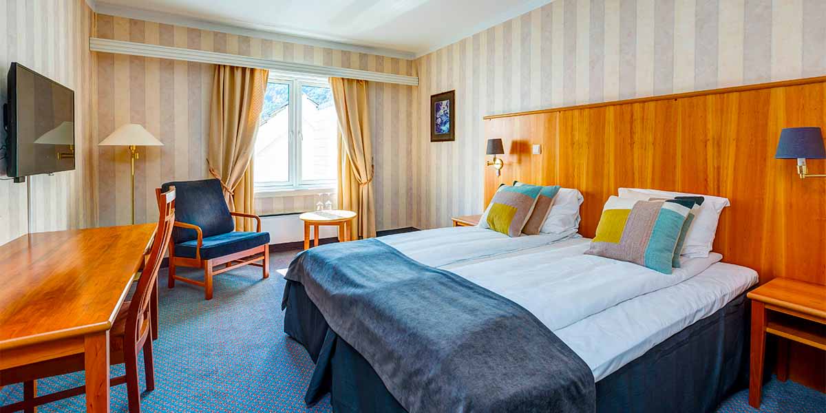Vøringfoss Hotel –  Zimmer mit einem Doppelbett