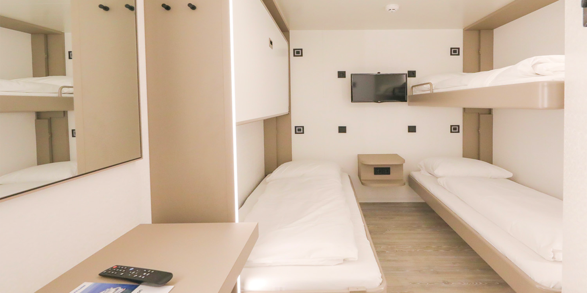 Space Charter Web 4 berth inside allergy cabin
