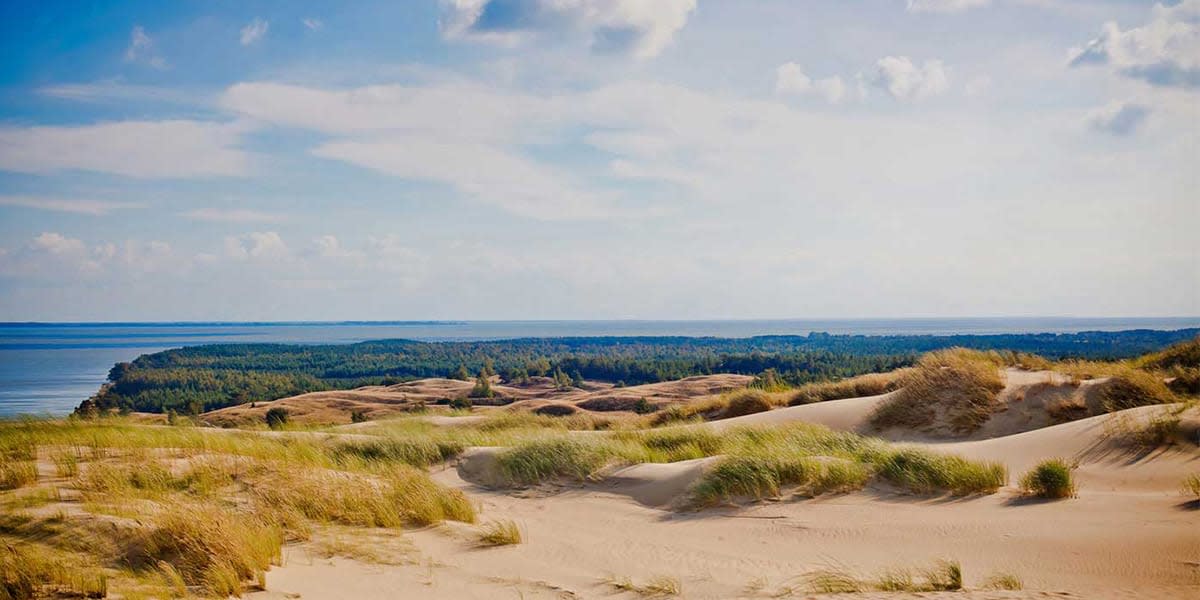 Plaża w Nida na Litiwe