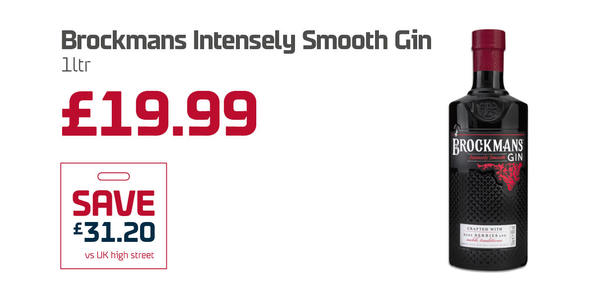 Brockmans Gin Duty Free JAN 26