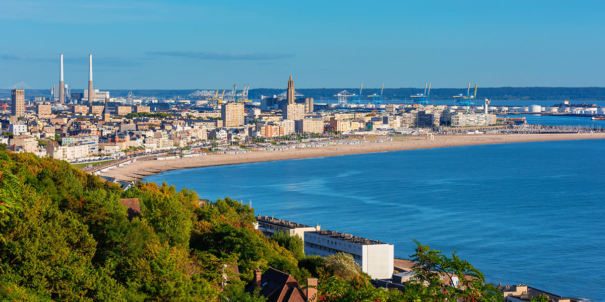 Le Havre coast line