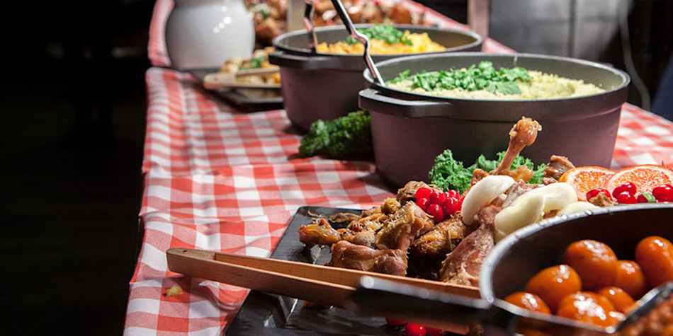 Christmas buffet onboard Oslo minicruise