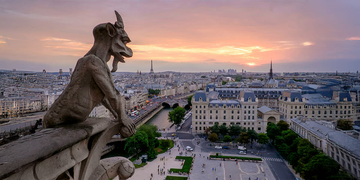 Paris sunset