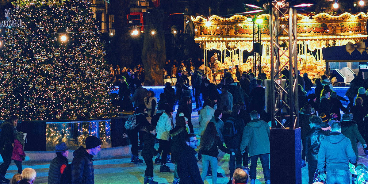 Calais Christmas market - Ice rink