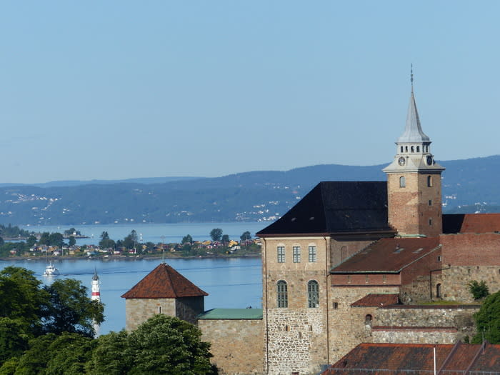 Udsigt fra Akershus Festning i Oslo