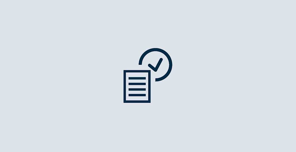 Rapid quotation icon in a blue box Rapid quotation icon, blue box