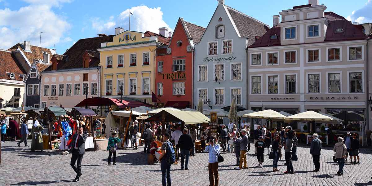Tallinn market square, Estonia