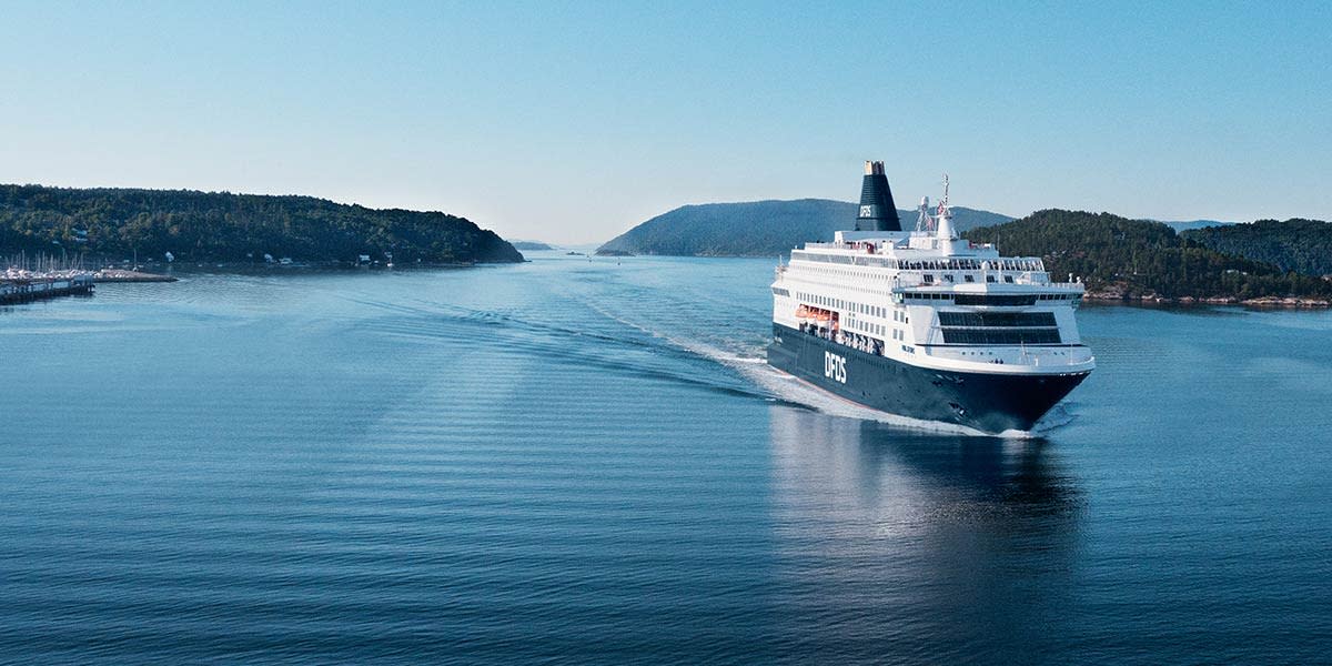 Pearl Seaways på vei inn Oslofjorden