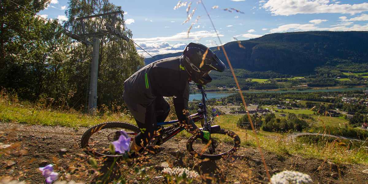 active holiday - biking in Hafjell - Norway - photo credit Michael Stolic