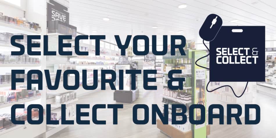 Select & Collect in DFDS onboard shop