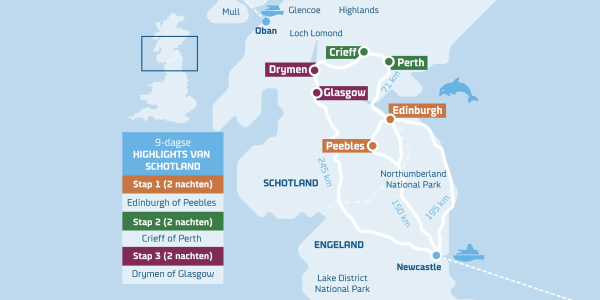 Maps TO Highlights9days NL