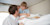 Father and son in a cabin onboard DFDS ferry