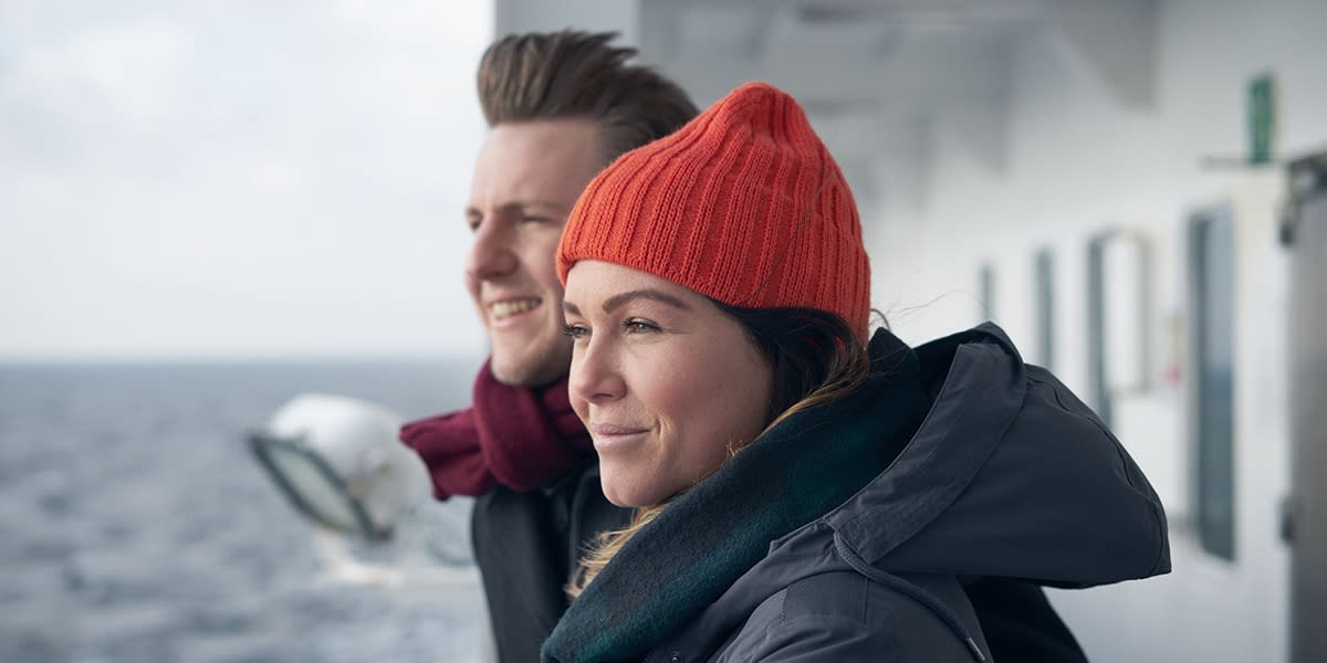 Couple on deck Couple on deck