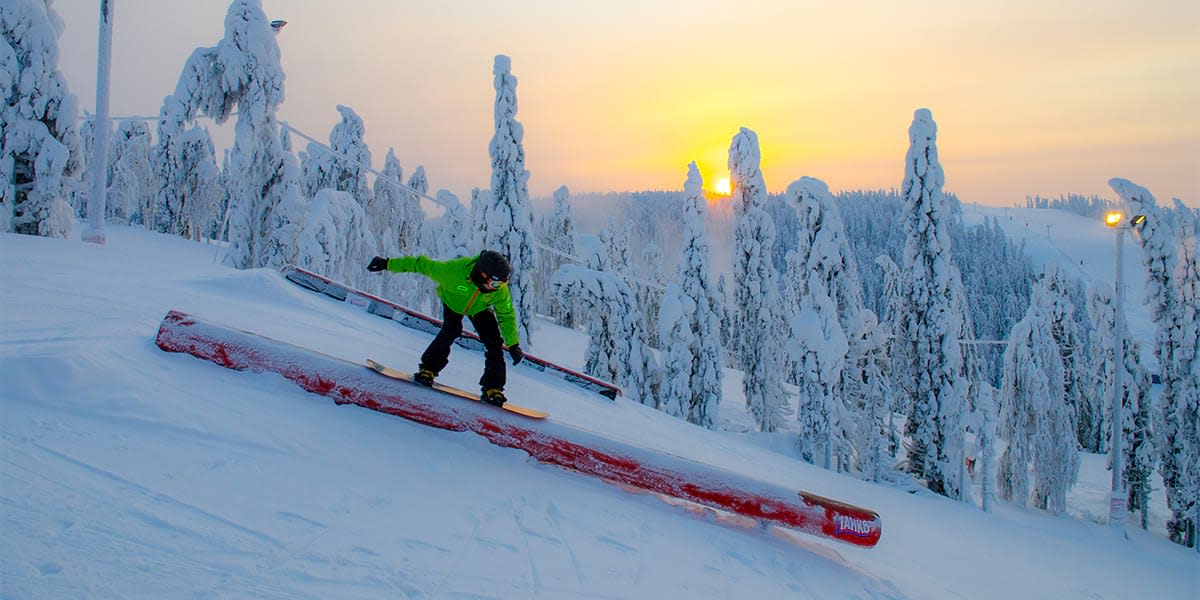 Skiing in Scandinavia, Finland - Tahko