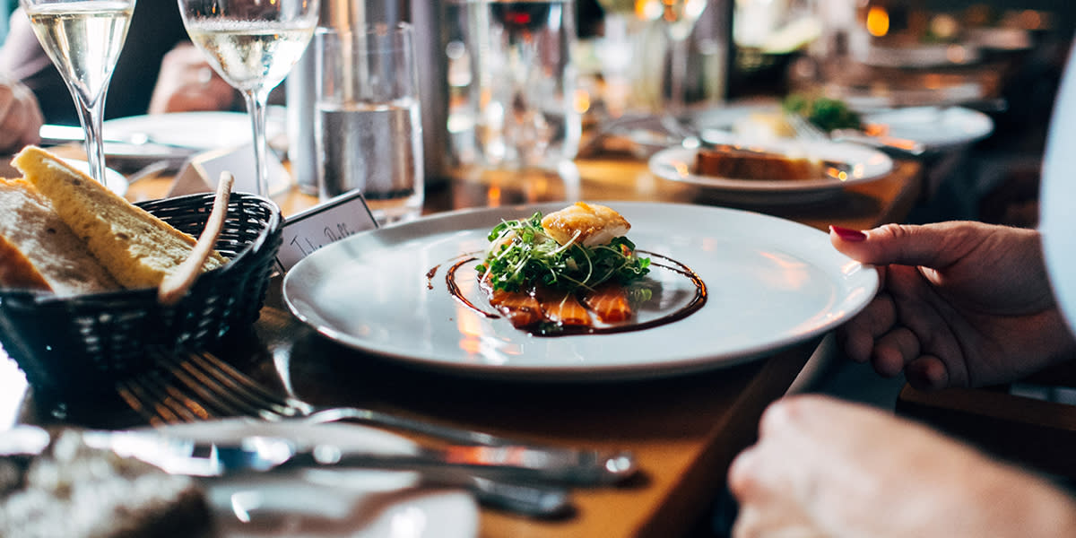 Plate of food - Eating in Cherbourg