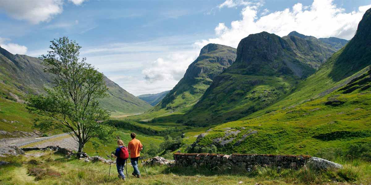 Wandern Highlands Schottland 