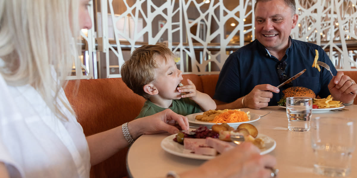 Onboard meals Onboard meals