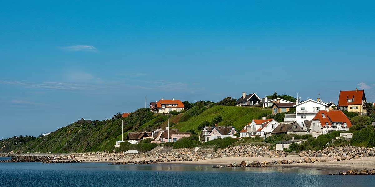 Tisvilde på Skjælland, Danmark
